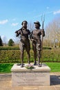 Womens Land Army and Timber Corps memorial at the National Memorial Arboretum, Alrewas. Royalty Free Stock Photo