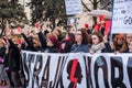 Womens protest `Strajk Kobiet` on Womans Day against Polish government PIS