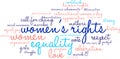 Womens Rights Word Cloud