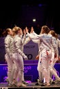 Womens Sabre match of World Fencing Championships