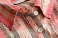 Womens shirt fragment closeup Royalty Free Stock Photo