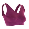 Womens sports bra red invisible ghost mannequin with clipping path