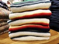 Womens sweaters in the store.