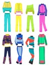 Womens tracksuits Royalty Free Stock Photo