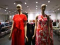 Womenswear spring season dummies in a shop Royalty Free Stock Photo