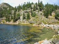 wondeful lake in the yellowstone park Royalty Free Stock Photo