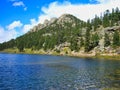 wondeful lake in the yellowstone park Royalty Free Stock Photo