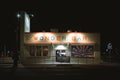 Wonder Bar at night, Asbury Park, New Jersey