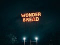 Wonder Bread Sign at night, Columbus, Ohio