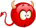 Wonder devil emoticon