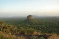 The wonder of nature, the world-famous Sigiri rock overlooking the Pidurangala mountain