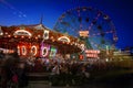 Wonder Wheel in Coney Island Luna Park, Brooklyn, New York Royalty Free Stock Photo