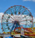 The Wonder Wheel at Deno's Wonder Wheel Amusement Park in Coney Island, New York City