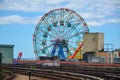 Wonder Wheel at Deno's Wonder Wheel Amusement Park in Coney Island, New York City Royalty Free Stock Photo