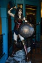 Wonder Woman statue at Louis Tussauds Waxworks at Clifton Hill at Niagara Falls in Ontario, Canada Royalty Free Stock Photo