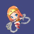 Wonder Wormn - Super hero Girl with truth lasso