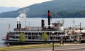 A wonderful afternoon cruise on historic Minne-Ha-Ha, a working steamboat on Lake George,New York,2015