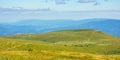 Wonderful alpine landscape on summer evening.