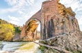 Wonderful ancient bridge over a creek Royalty Free Stock Photo