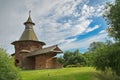 Wonderful architecture and natural beauty in the museum reserve Kolomenskoye in Moscow