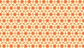 A wonderful background for a group of squares wrapped in the shape of circles and the colors used white and orange, abstract geome