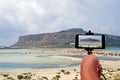 Wonderful Balos lagoon, Crete - Greece Royalty Free Stock Photo