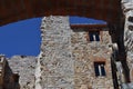 Shot of ancient ruins located in Tuscany Royalty Free Stock Photo