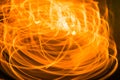 Blurred orange light moment background, Fire texture Royalty Free Stock Photo