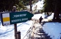 Wonderful Bridges ,Bulgaria signboard Royalty Free Stock Photo