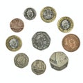 Wonderful British money coins