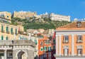 The wonderful Castel Sant`Elmo, Naples. Italy Royalty Free Stock Photo