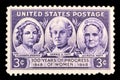 1948 Progress of Women United States Post Office stamp - suffragette, equality, rights