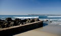 Wonderful Christmas afternoon at Coronado beach Royalty Free Stock Photo