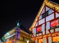 Wonderful Christmas highlighting in Colmar, Alsace, France