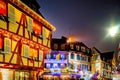 Wonderful Christmas highlighting in Colmar, Alsace, France