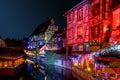 Wonderful Christmas highlighting in Colmar, Alsace, France