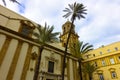 Wonderful Church of Cadiz, Andalusia in Spain Campo del Sur with holiday feeling