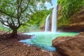 Wonderful Cikaso waterfall scenery Royalty Free Stock Photo