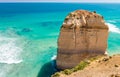 Wonderful cliffs scenario along the Great Ocean Road, Australia