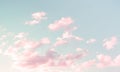 Wonderful Cloudscape with Pink clouds