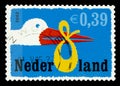 Wonderful colourful postage stamps Royalty Free Stock Photo