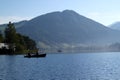 Wonderful day at the Lake: The beautiful and peaceful Lunzer See Lake Lunz in Lower Austria is a perfect place for holiday Royalty Free Stock Photo