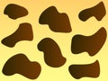 Wonderful design of giraffe leather background