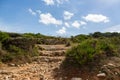 Wonderful dune landscape Cala Mesquida Mallorca Spain