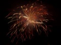 Wonderful fireworks at night