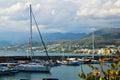 Wonderful Greece. Greek holidays. The evening port of Greece.