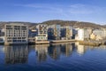 Wonderful harbor in Bergen in Norway Royalty Free Stock Photo