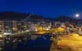 Wonderful harbor in Bergen in Norway