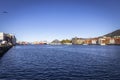 Wonderful harbor in Bergen in Norway Royalty Free Stock Photo