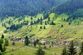 Wonderful hilly landscape - Moldova, Romania Royalty Free Stock Photo